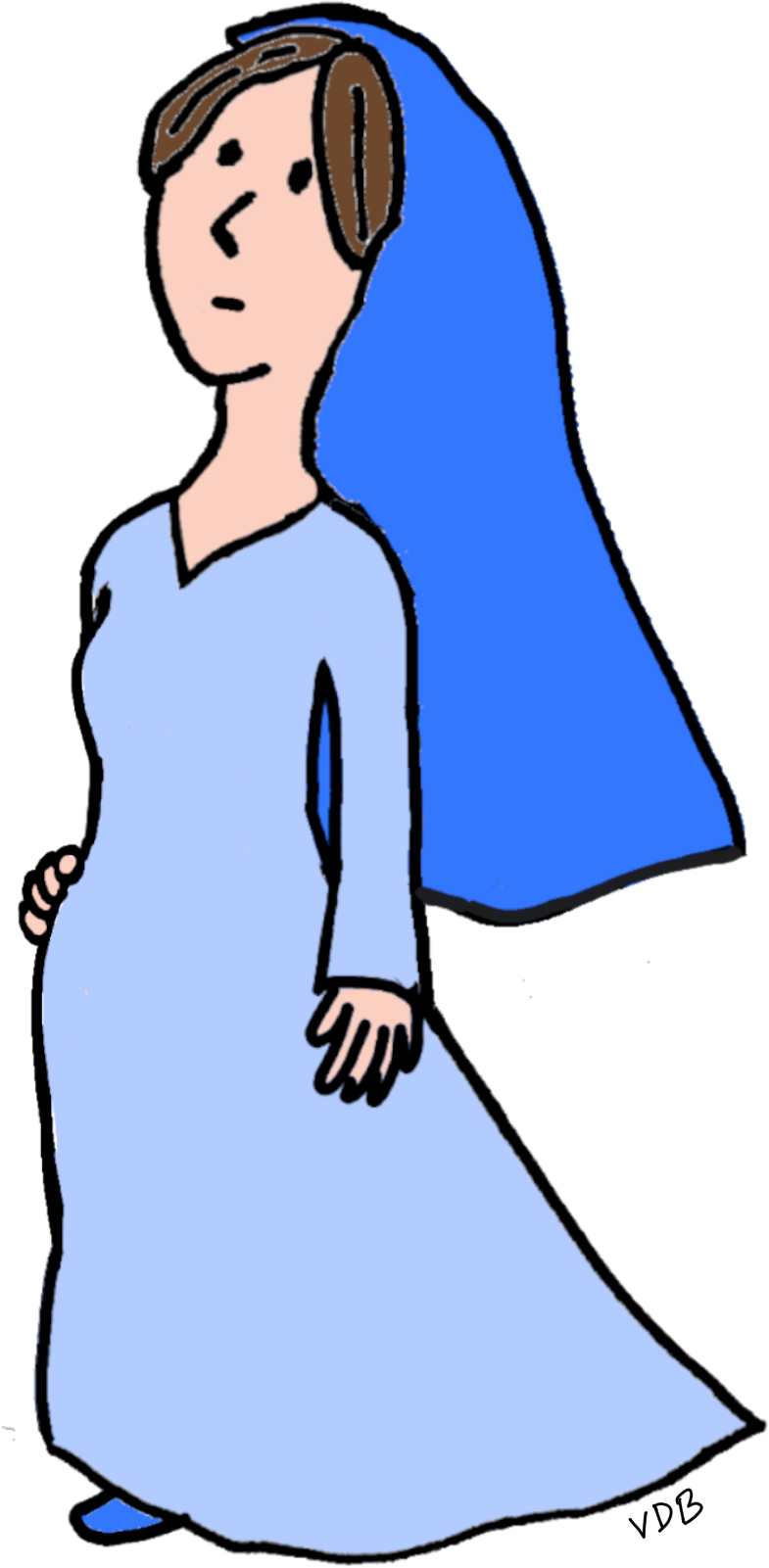 Marie enceinte de Jésus
