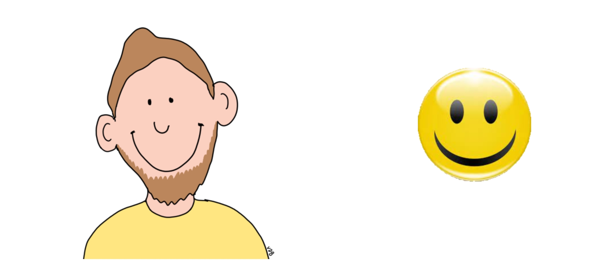 Isaac et un smiley