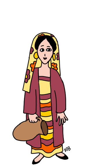 Femme avec sa cruche